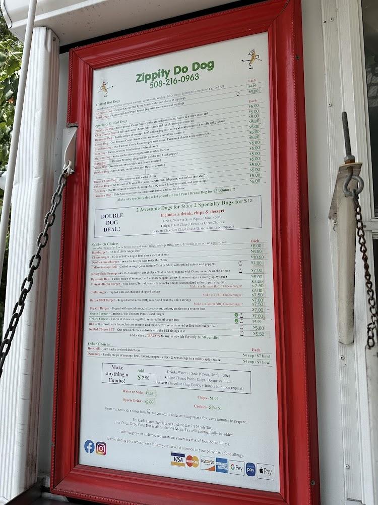 Zippity Do Dog Menu image 4